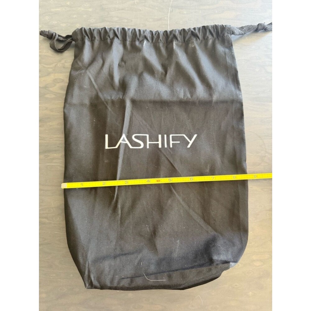 Lashify Black Drawstring Makeup/Lash Bag